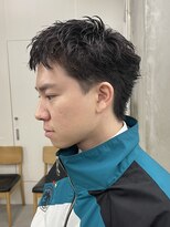 ソーコ 渋谷(SOCO) メンズカットメンズショートスパイキーショートピンパーマ渋谷