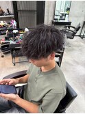 パーマ/メンズ/刈り上げ/眉毛/ツイスト