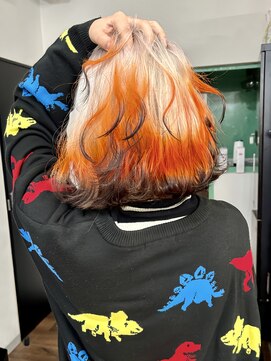 スリット(slit) グラデーションカラー/きつねカラー