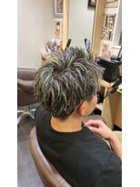 ジャンプザチーター(JUMP the cheetah)&nbsp;スパイキーショート&ソフトツイスト&金メッシュ