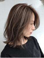 テーラヘアー 君津店(TELA HAIR)&nbsp;くびれレイヤー×大人ベージュミディ