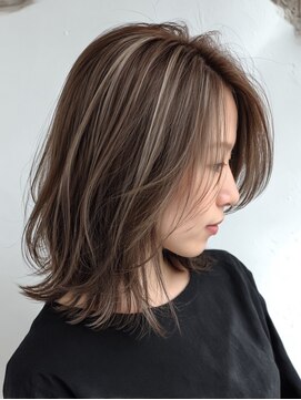 テーラヘアー 君津店(TELA HAIR) くびれレイヤー×大人ベージュミディ