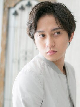 グルーミングサロン バーバー キャッスル 北浦和西口(Grooming salon Barber Castle) かき上げアップバングビジネス刈り上げないマッシュa北浦和