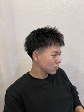 バーバースリーアイ(BARBER 3i) テーパーフェード スパイキーショート