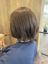 ラーム 宇部高校前店(rame) 髪質改善、オリーブカラー