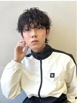 メンズサロン サンド 横浜(Men's salon sand) ウルフ波巻き/スパイラルパーマ/ラウンドマッシュ/韓国風