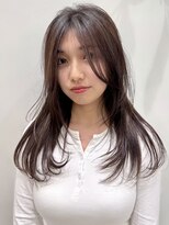 ユートゥイーズ 鎌倉(U too e's)&nbsp;《Utoo e's鎌倉》レイヤーカット/顔周り/外国人風グレージュ