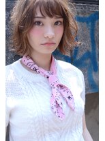 ミラバイグリーン(Mira by green)&nbsp;"Loose Bob"×【cinnamon beige】#1