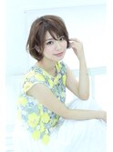 抜け感メルトカラー☆彡エフォートレス小顔ショート