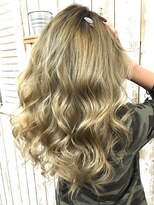 シエル  野江店(CIEL)&nbsp;外国人風バレイヤージュ★プラチナベージュ