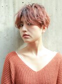 [Ravo]＊オレンジベージュ×くせ毛風ショート＊