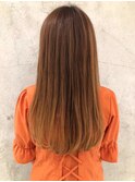 風になびく!サラサラストレート!
