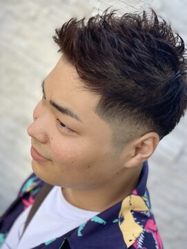 メンズ美容室 タカミ ツーブロックフェードジェットモヒカン