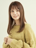 エンタク 新宿三丁目店(enntaku)&nbsp;ショートバングストレート×シアベージュ