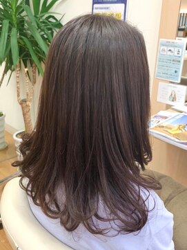 アメイジングヘアー 千歳店(AMAZING HAIR) 柔らかモーブアッシュ/透明感/大人可愛い/艶感ロング