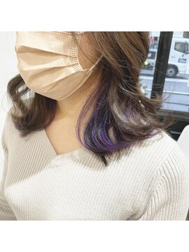 ロメオ 京橋(ROMEO) インナーカラー×ラベンダー