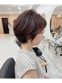 前髪カール/ネオシースルーバング/くびれボブ［銀座］