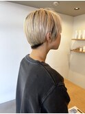 【ki.tone】刈り上げブロンドショート#イルミナ