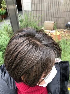 ハーツ(Heart's) 30代40代50代◎大人ショートナチュラル白髪ぼかしハイライト