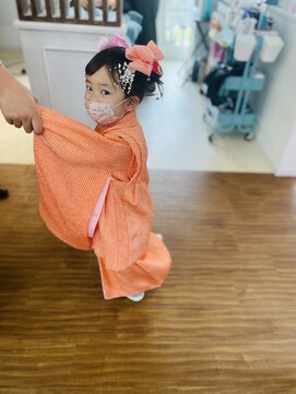 モアナ 逗子(MOANA) 七五三　ヘアアレンジ