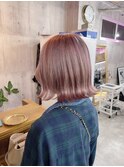【MIRAC町田店河原崎】ピンクベージュカラー
