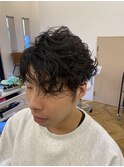 メンズ スパイラル パーマ