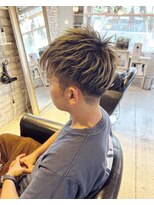 ヘアー アトリエ エゴン(hair atelier EGON)&nbsp;束感！メンズ刈り上げ×ハイライト