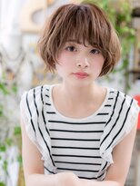 カバーヘア ブリス 志木南口駅前店(COVER HAIR bliss)&nbsp;ショコラアッシュ大人可愛い小顔ふわふわボブc5志木20代30代40代