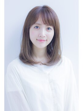 ラフ フロム ガーデン(Laf from GARDEN) 寺尾拓巳 大人かわいいラベンダーベージュひし形ミディアム