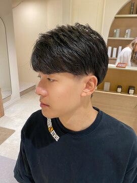 クーナバイトマト 横浜(Cuna by TOMTO) 【RYOSUKE】ナチュラルヘア_ツーブロック_爽やかカット