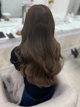 エレラビューティー(ELERA beauty) ブリーチなしダブルカラー/透明感カラー/ミルクティーアッシュ