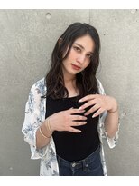 クロスオーバー(CROSS OVER)&nbsp;【crossoverAya】セミロング×MIXウェーブ