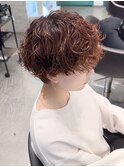 無造作レディースパーマ☆札幌ショート/札幌白髪ぼかし