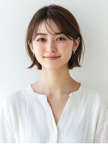 e.m.a プレミアムビューティーサロン 栄駅店(e.m.a PREMIUM BEAUTY SALON)&nbsp;ボブ/イメチェン/外ハネボブ/美髪/ワイドバング/髪型