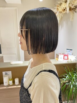 クーナバイトマト 横浜(Cuna by TOMTO) 【RYOSUKE】ボブ_縮毛矯正