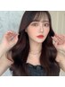 韓国風スタイル♪カット＋艶カラー＋マスクTR＋韓国巻きスタイリング
