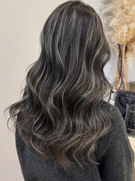 ディモアンド 表参道(Dimo&) xハイライト/イメチェン/ホワイトブロンド/外ハネボブ/美髪/