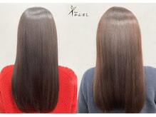 かんざしの雰囲気（髪質改善メニューのリピーターさんが多いお店です。）