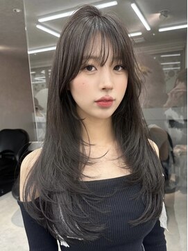 ロンド マーレ 天神大名店(Lond mare) 大人ガーリー/小顔/ミディアムレイヤーカット/似合わせカット