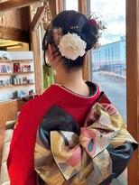 ラパンセベージュ(LA PENSEE BEIGE) LA PENSEE / beige 田川 / 成人式ヘア / リボンカチモリ