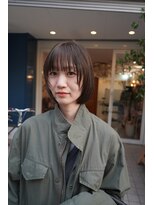 ヒツジ(hitsuji)&nbsp;春。時短スタイリングボブ。