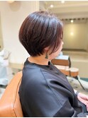 大人ショートボブ☆20代/30代/40代/50代/ショートボブ/前髪なし