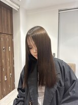 アッシュ 池上店(Ash)&nbsp;ナチュラル艶ブラウンストレート
