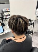刈り上げセンターパート/波巻きツイストスパイラル/木更津