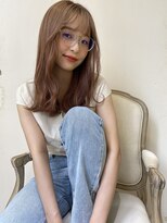 アーダーヘアサロン 武生店(ADER HAIR SALON) 顔まわりレイヤーナチュラルベージュ