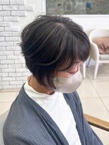 プログレス フレスポ富沢店(PROGRESS)&nbsp;ショート/白髪ぼかしハイライト/オーガニックカラー/富沢