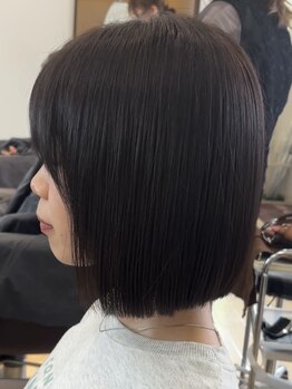 グロウ(GROW)の写真/骨格に合わせた似合わせカットが評判◎丁寧なカウンセリングで毎日のお手入れを楽に★