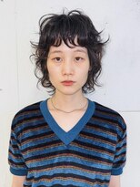 クク 渋谷(QUQU)&nbsp;パーマ　ショート　ウルフ　レイヤー