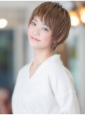 ナチュラル×ショート