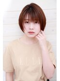 [OCEAN Hair&Life藤原純]大人可愛いナチュラルショートボブ☆